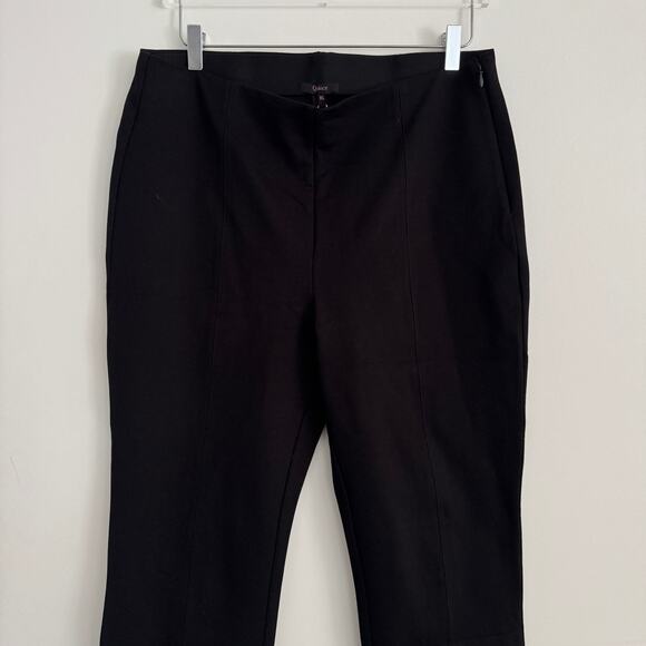 NWT Quince Ultra- Stretch Ponte Pintuck Ankle Pant Black Sz XLP - Picture 6 of 12